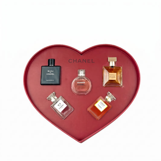 CHANEL - CHANEL Miniature Heart Gift Set 7.5MLx3+10MLx2